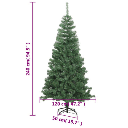 Vidaxl Árbol De Navidad Artificial L 240 Cm Verde_5