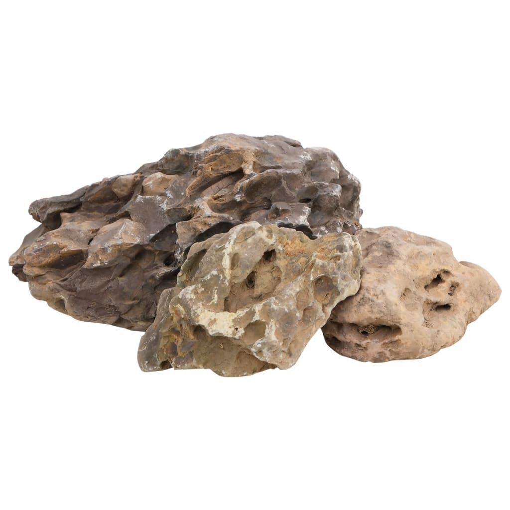 Vidaxl Piedras De Dragón Gris 10 Kg 10-40 Cm_0
