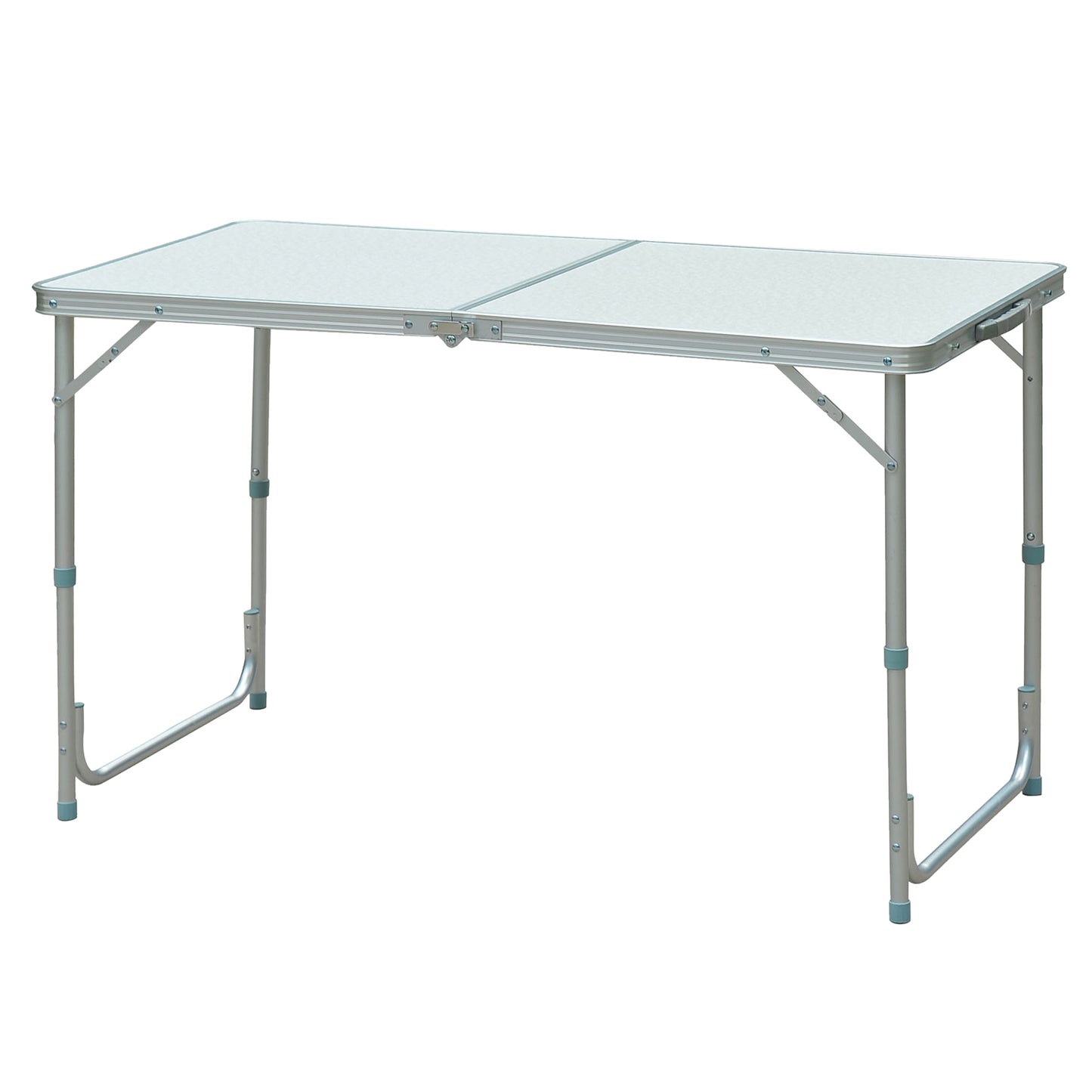 Outsunny Mesa Plegable 120x60x70 Cm Convertible En Maleta Altura Regulable_0