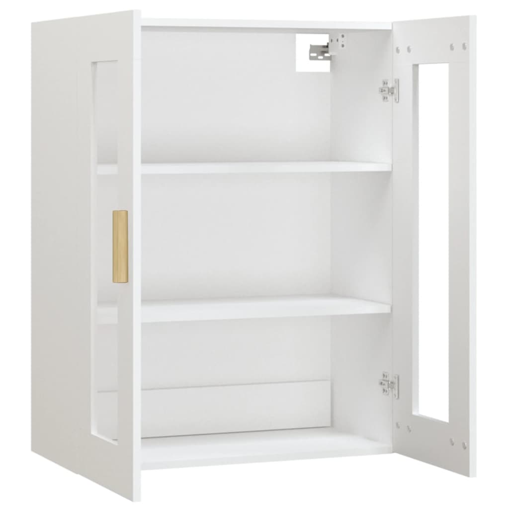 Armario De Pared Colgante Blanco 69,5x34x90 Cm / Vetonek_3