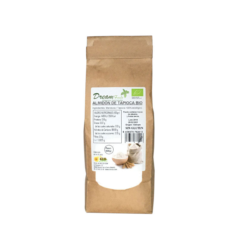 Almidon De Tapioca Sin Gluten Bio 500g Dream Food_0