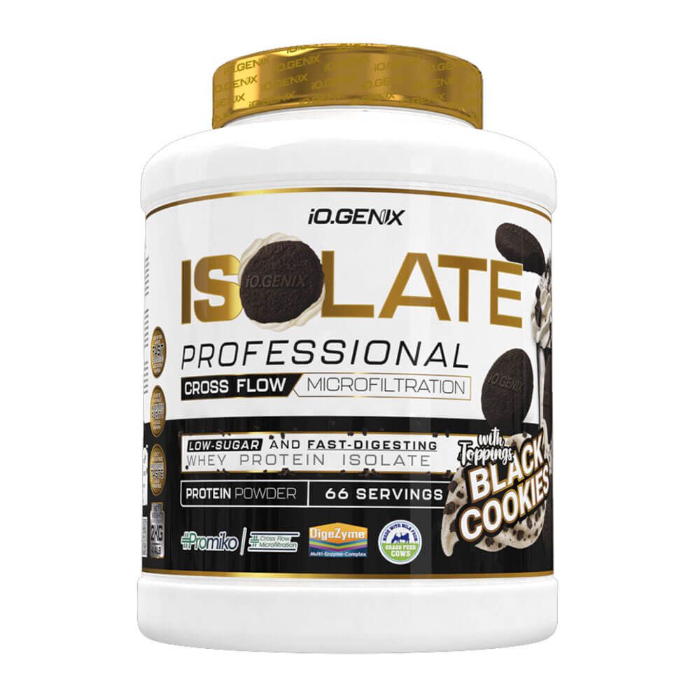 Isolate Profesional - 2kg - Black Cookies - Proteína De Aislado De Suero Isolate - Io.genix_0