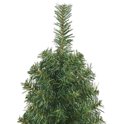 Vidaxl Árbol De Navidad Artificial Delgado Y Soporte Pvc Verde 120 Cm_3