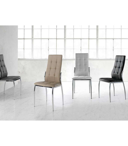 Pack De 4 Sillas Modelo Petra Acabado En Polipiel Blanco, 46 X 54 X 101/48 Cm (largo X Anc_3
