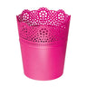 Maceta Lace , Dimensiones (mm) 135x135x155, Color Fucsia