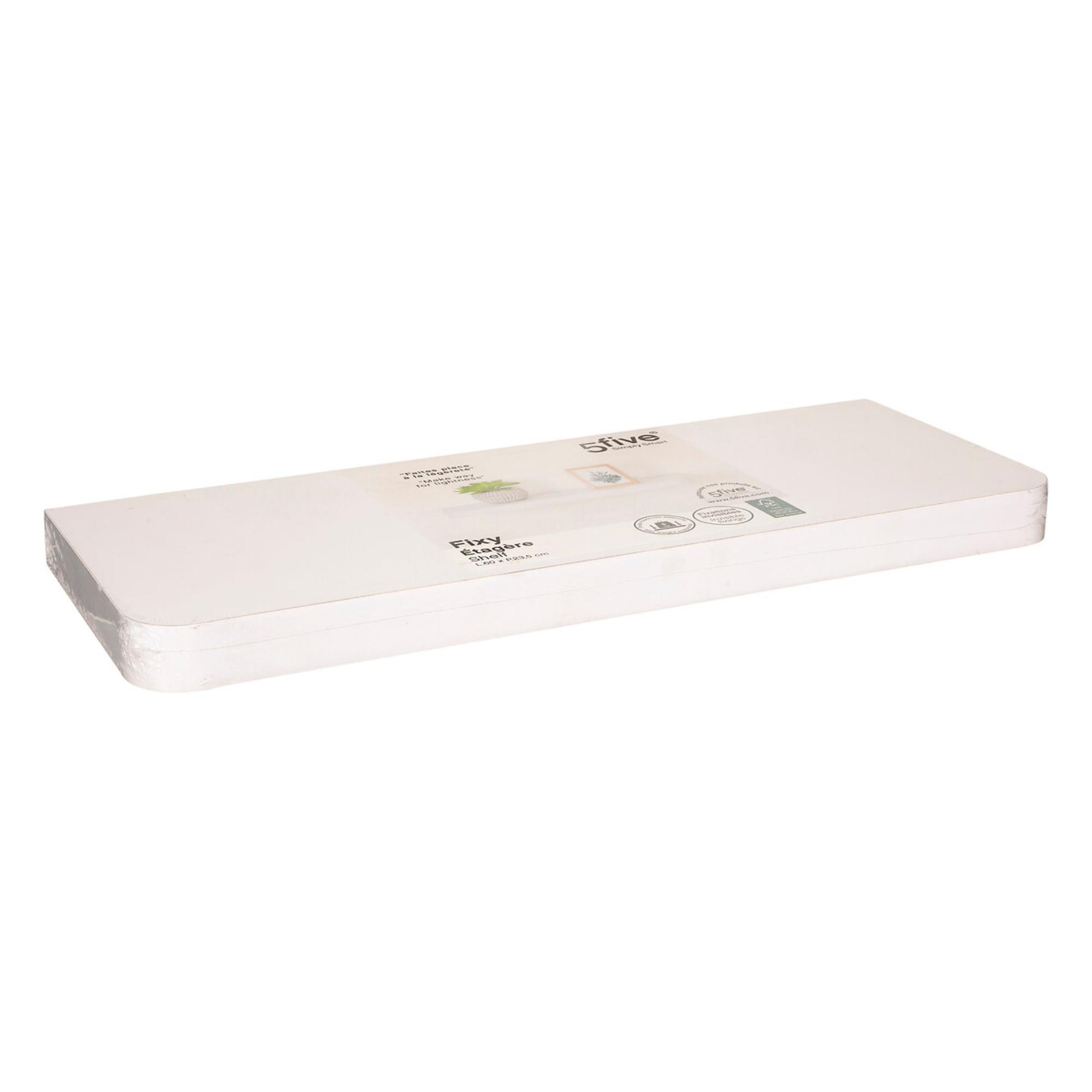 Estante Mural Redondeado Fixy 60 Cm Blanco_3