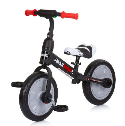 Bicicleta Infantil Con Pedales Y Ruedines Max Bike Grey_2