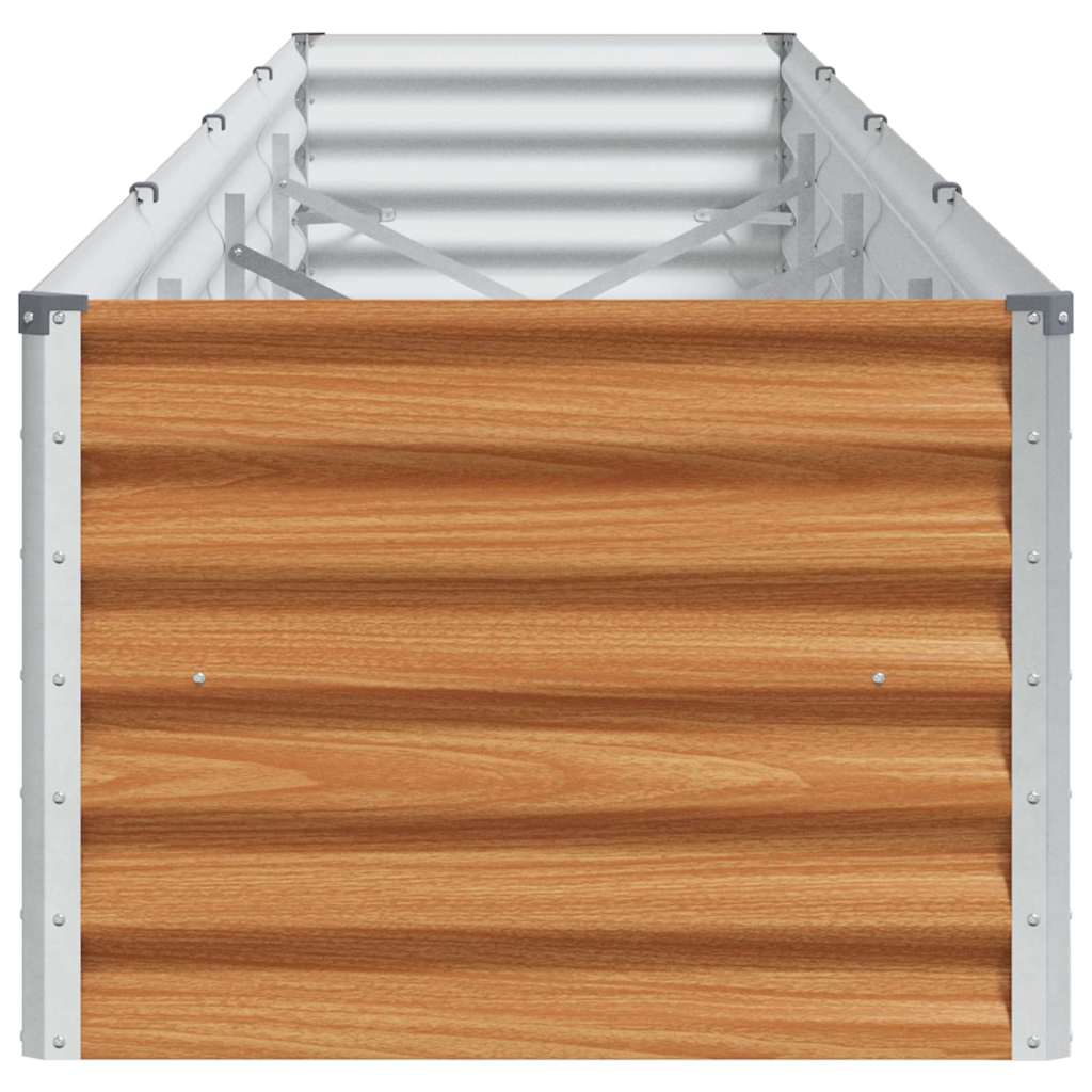 Arriate Elevado Marrón Claro 390 X 50 X 36 Cm Acero Galvanizado_5