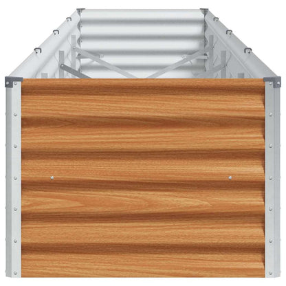 Arriate Elevado Marrón Claro 390 X 50 X 36 Cm Acero Galvanizado_5