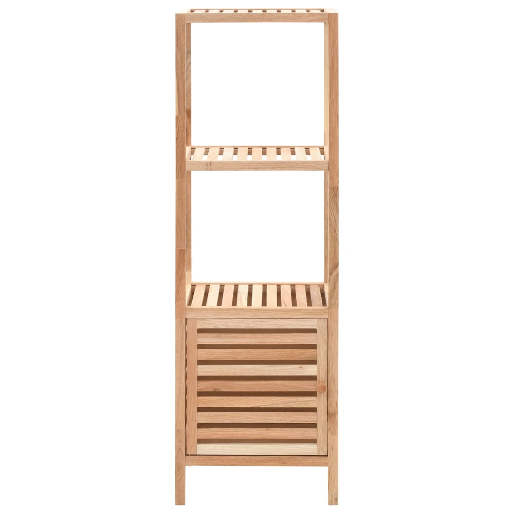 Mueble De Almacenaje Baño Madera Maciza Nogal 39,5x35,5x123 Cm_2