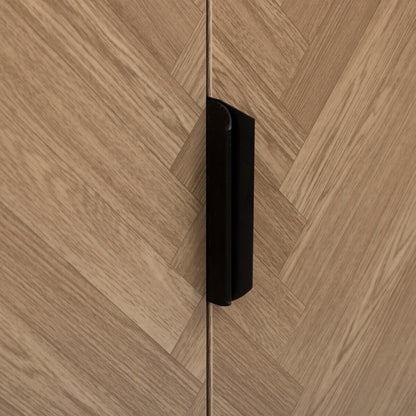 Armario Chevrons en PART BDE1 Color Negro (80 x 40 x 110 cm)_3