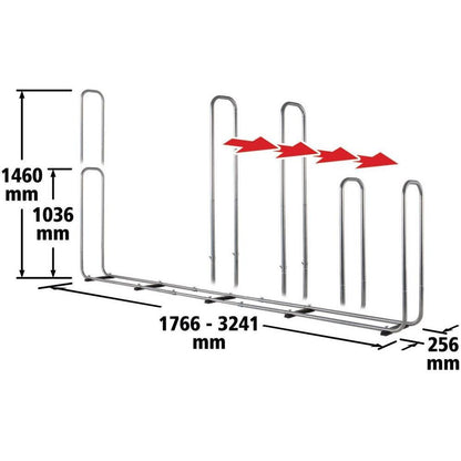 Wolfcraft 5125000 - 1 soporte modular para leña XXL de 25 - 50 cm