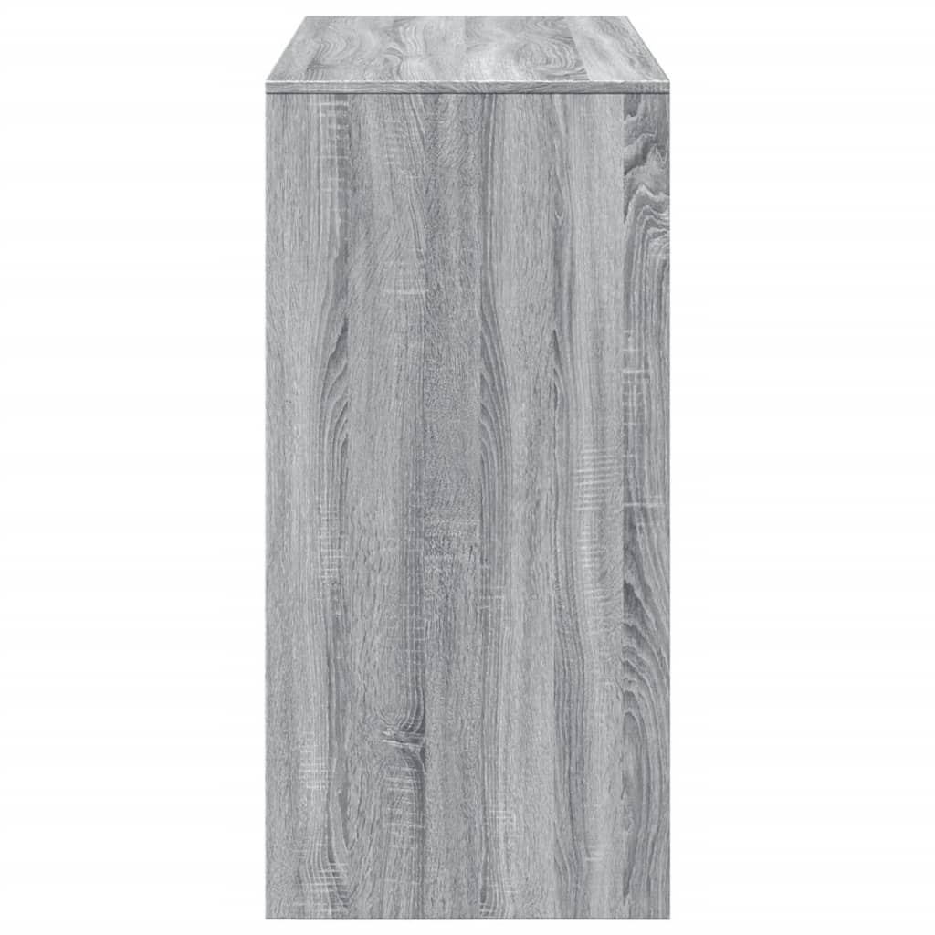 Mesa Alta De Bar Madera Ingeniería Gris Sonoma 102x50x103,5 Cm_3
