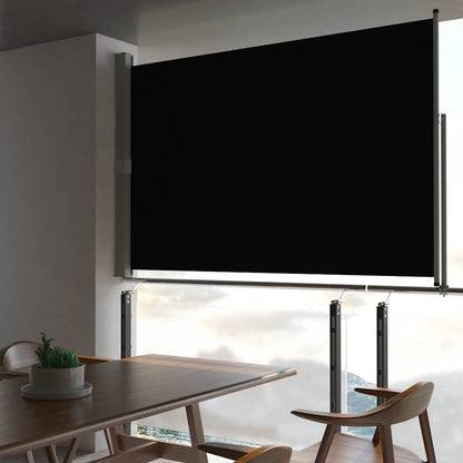 Vidaxl Toldo Lateral Retráctil Para Patio 160x300 Cm Negro_1