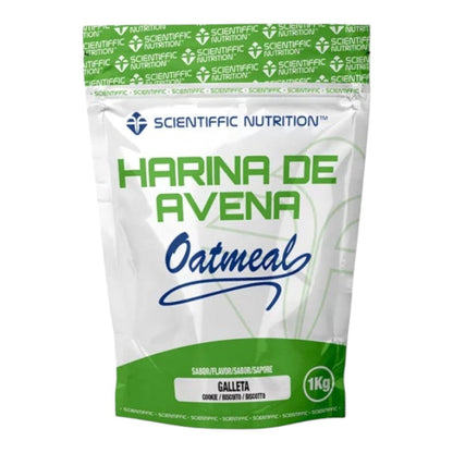 Harina De Avena Integral Micronizada 1 Kg Cookies Cream_0