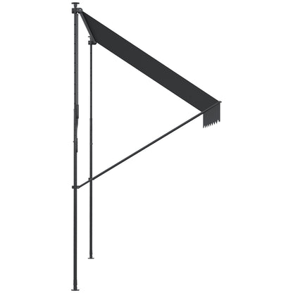 Outsunny Toldo Manual Retráctil 200x175x210-310cm Manivela Protección Solar Uv40_4