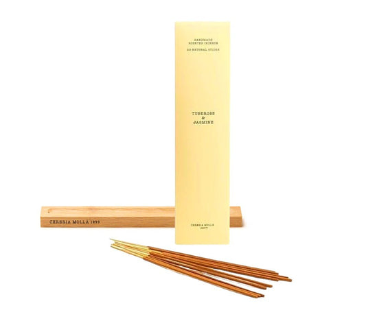 Cerería Mollá 1899 Incienso Tuberose & Jasmine 20unidades + Quemador_0