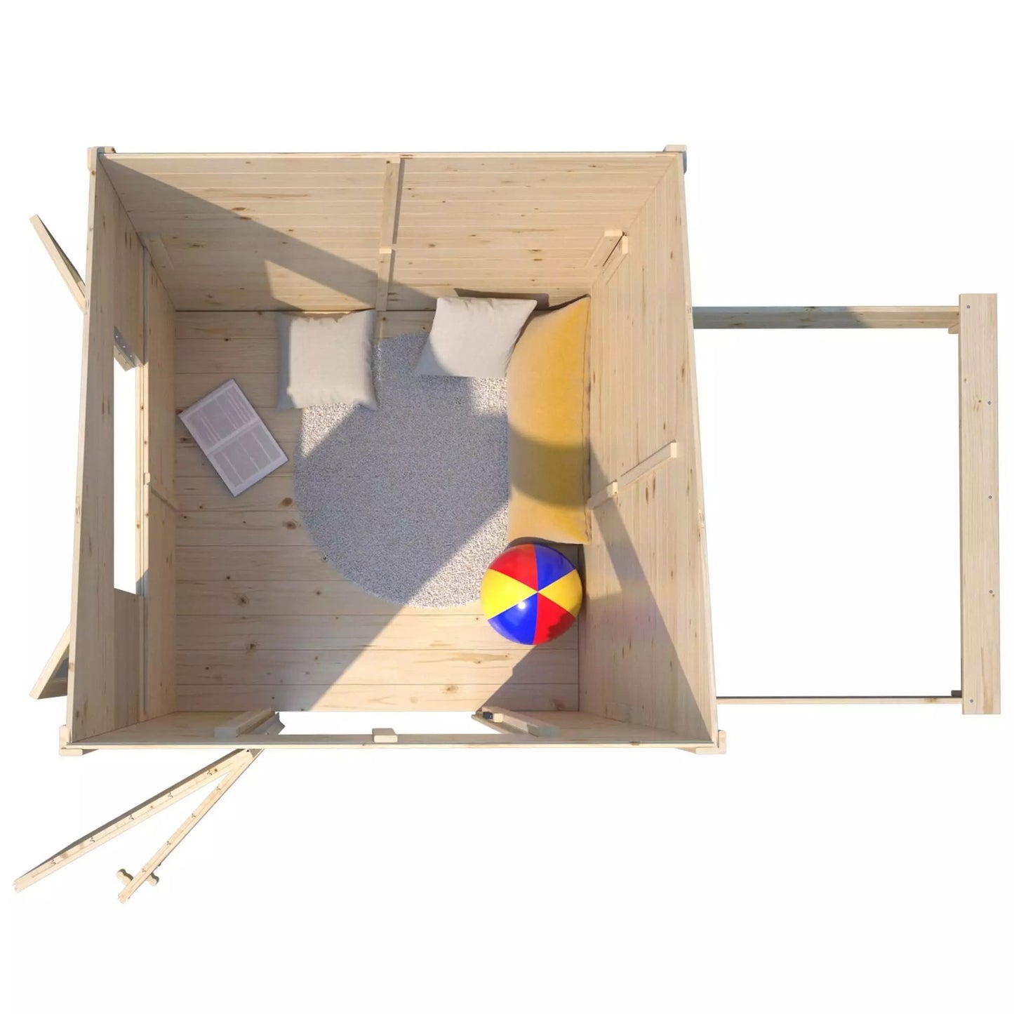 Casita infantil de madera con arenero Palm Springs Soulet