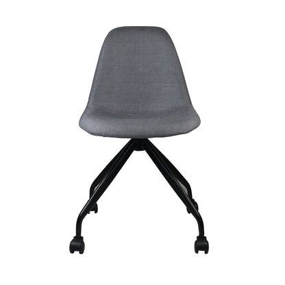 Silla De Escritorio Con Ruedas Basic Gris 85,7x46,5x55,5cm Thinia Home_1