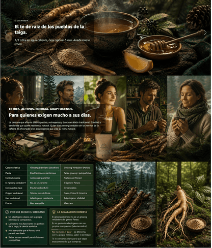 Ginseng Siberiano En Polvo Bio - 100g | Superalimento Ecológico Vegano Para Batidos, Smoothies Y Zumos_4