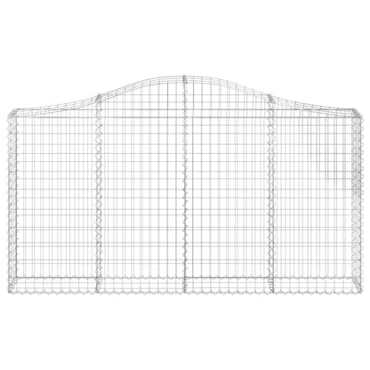 Cestas De Gaviones 6 Uds Forma De Arco Hierro 200x30x100/120 Cm_3