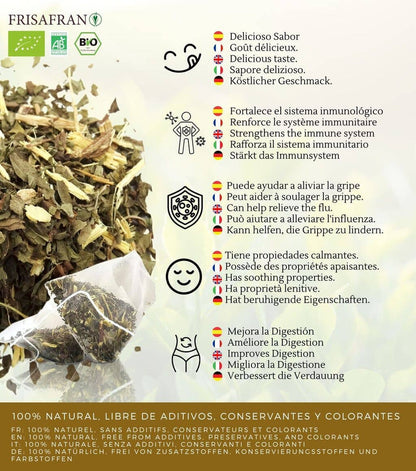 Infusión De Regaliz Y Menta Ecológica En Pirámides | Calidad | Frisafran 60 Uds_3