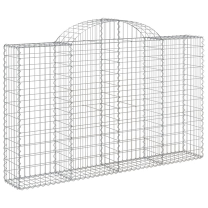 Cestas Gaviones 30 Uds Forma De Arco Hierro 200x30x120/140 Cm_2