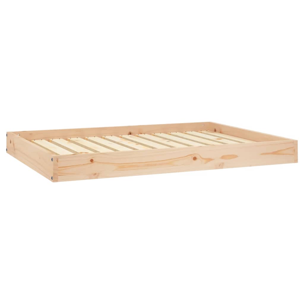 Cama Para Perros Madera Maciza De Pino 101,5x74x9 Cm / Vetonek_0