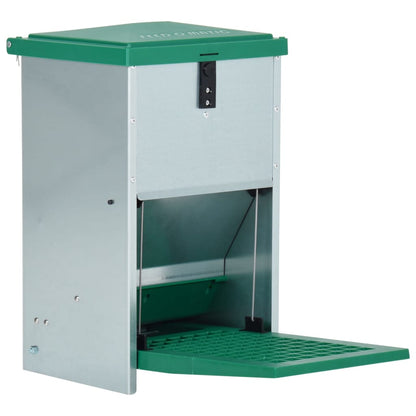 Vidaxl Comedero Automático Para Aves De Corral Con Pedal 8 Kg_0