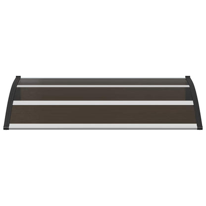 Marquesina De Puerta Pc Negro 120x75 Cm_3