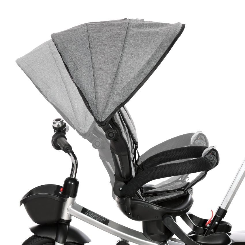 Triciclo Evolutivo Zippy Air Con Asiento Reversible Y Ruedas De Goma Ruby_2