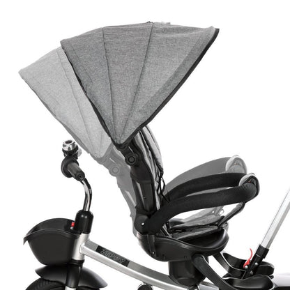 Triciclo Evolutivo Zippy Air Con Asiento Reversible Y Ruedas De Goma Graphite_2