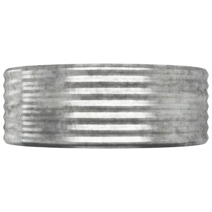 Jardinera Arriate Acero Galvanizado Plata 249x100x36 Cm_3