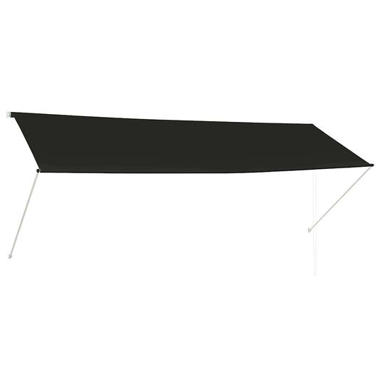 Toldo Retráctil 350x150 Cm Gris Antracita_0