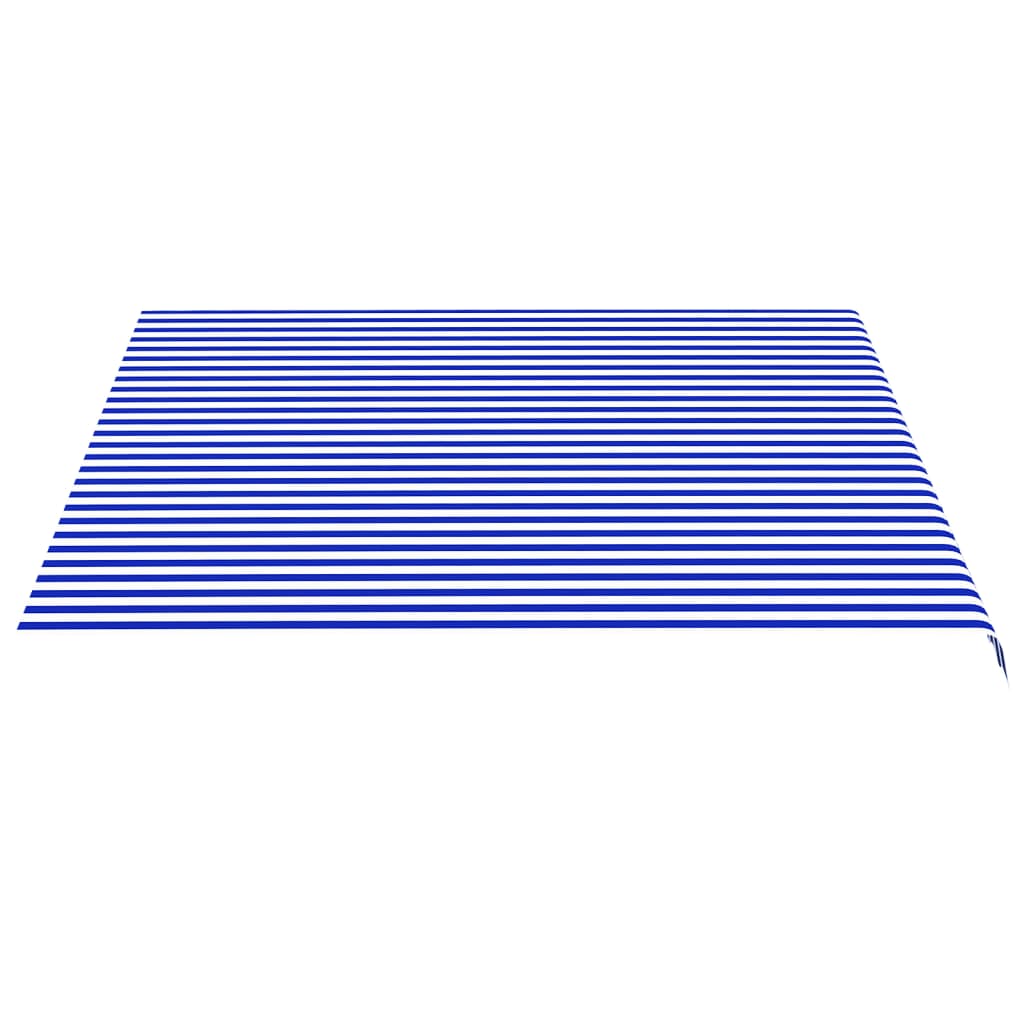 Tela De Repuesto Para Toldo Azul Y Blanco 4x3,5 M Poliéster_3