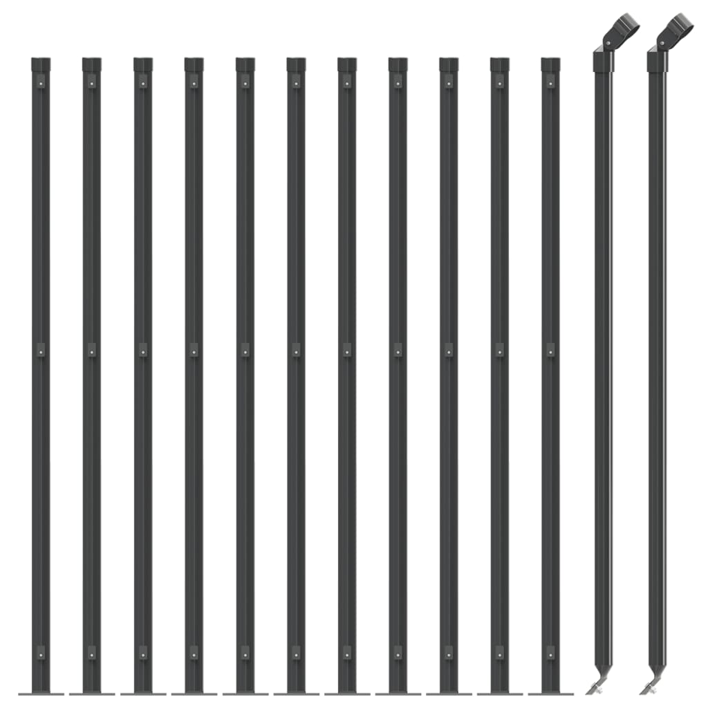 Cerca De Alambre Con Brida Gris Antracita 1,1x25 M / Vetonek_2