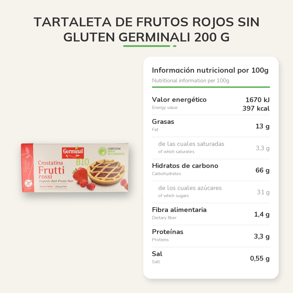 Información nutricional
