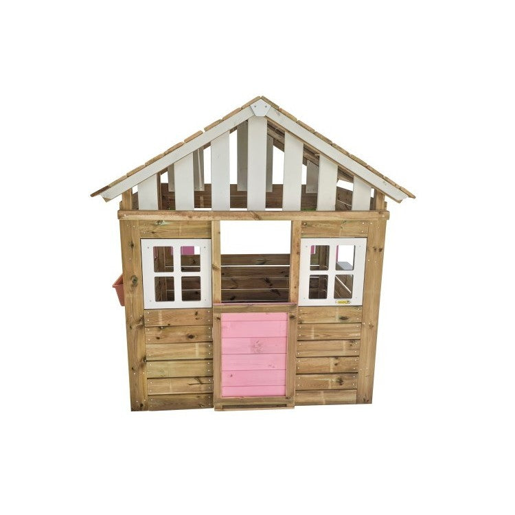 Casita De Madera Masgames Lollipop Xl Rosa Sin Suelo De Madera._2