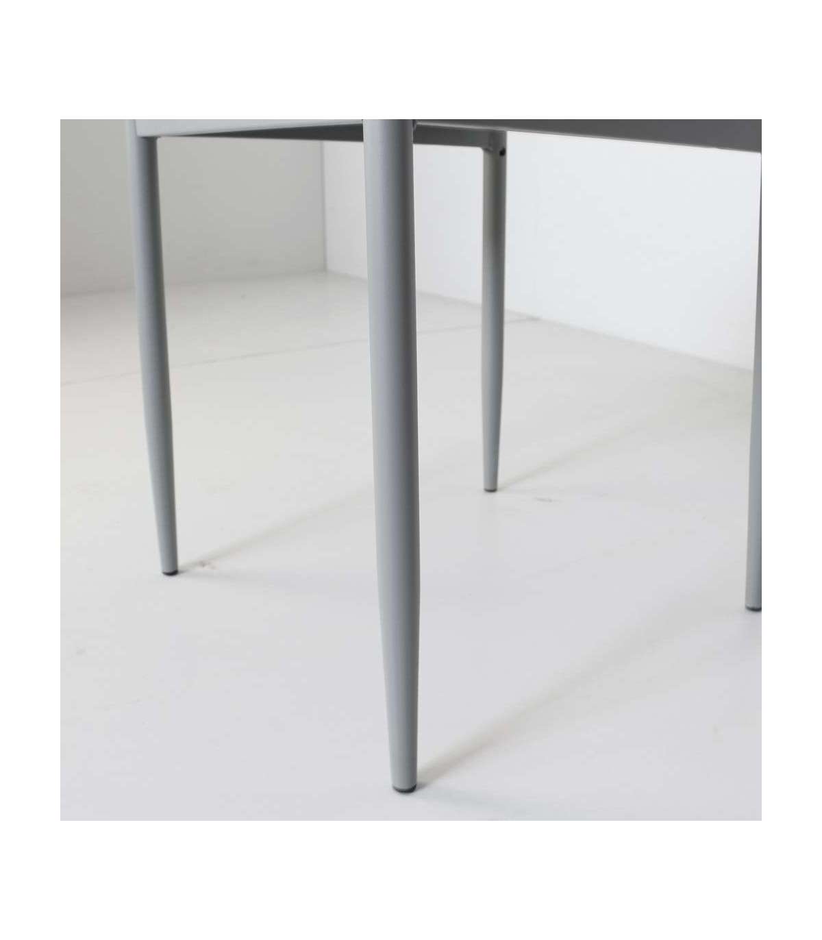 Pack De 4 Sillas Md-galera Tapizadas En Tejido Pu Negro, 93cm(alto) 43cm(ancho) 42.5cm(lar_4