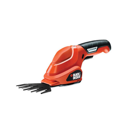 Black & Decker Gsl200 Tijera De Césped Inalámbrica 8 Cm Negro, Naranja Litio 3,6 V_0