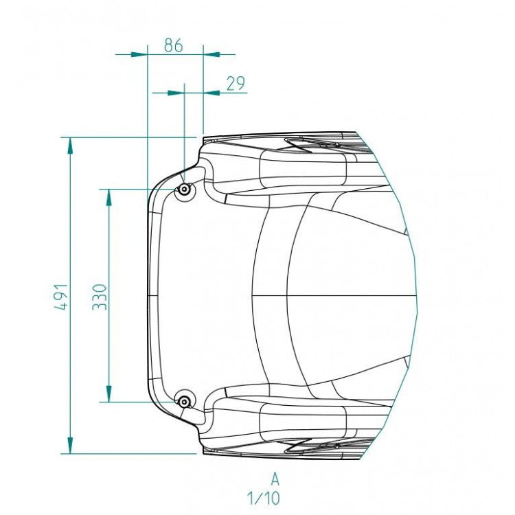Rampa De Tobogan Masgames Xl (altura 150 Cm) Verde Lima.