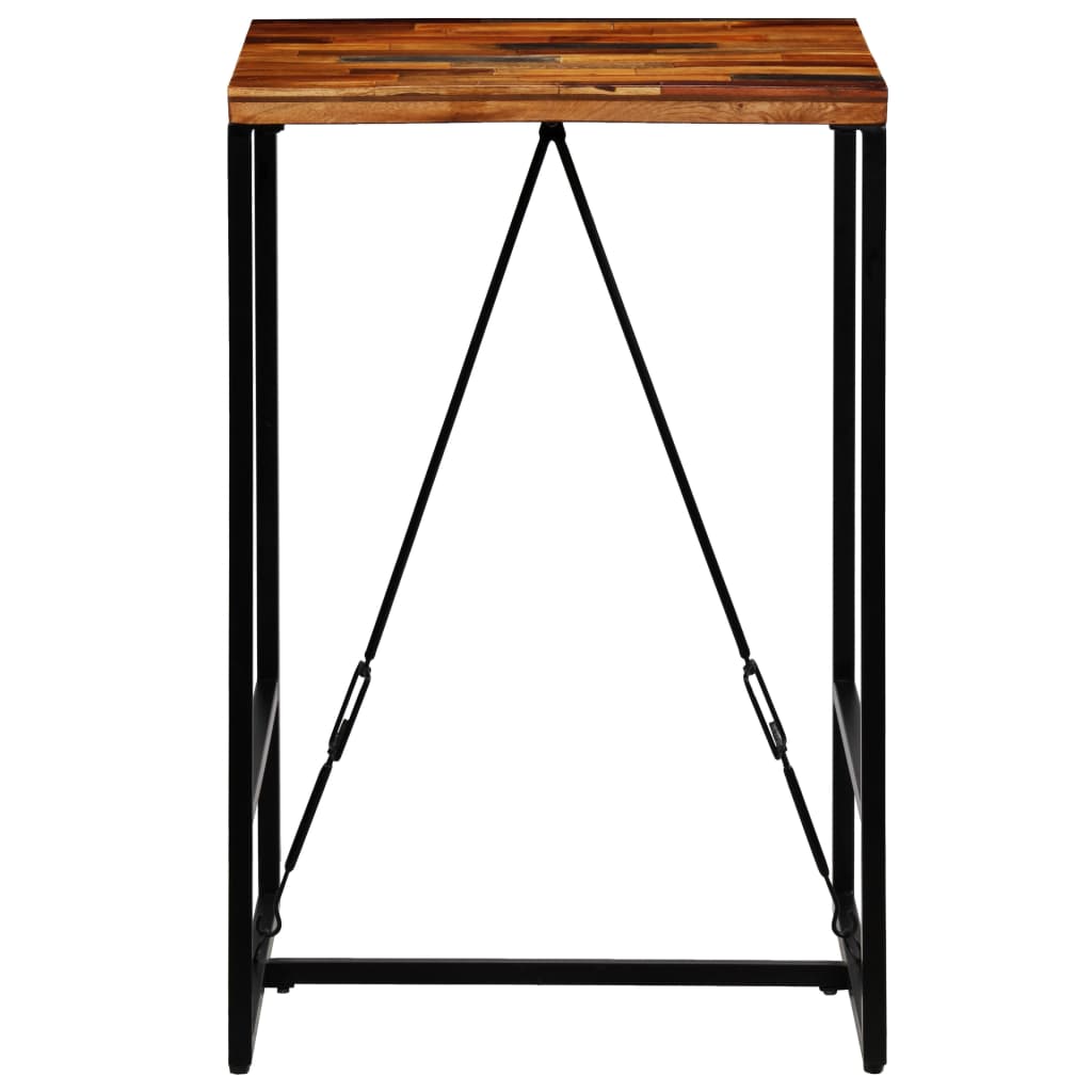 Mesa De Bar Madera Maciza Reciclada 70x70x106 Cm_1