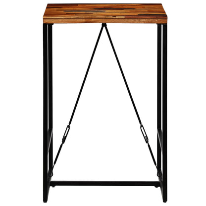 Mesa De Bar Madera Maciza Reciclada 70x70x106 Cm_1