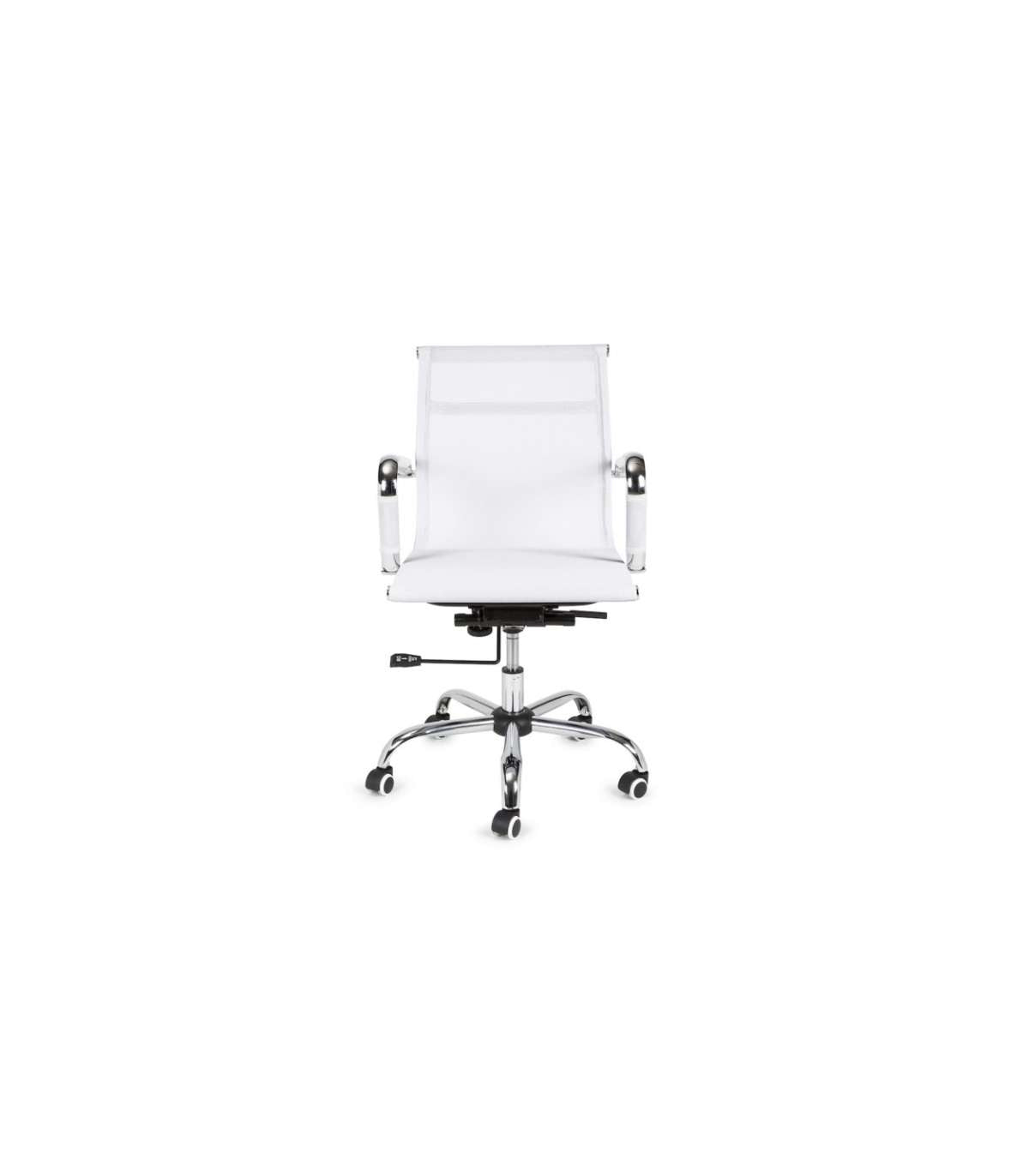 Silla De Oficina Niza Con Malla, Altura Regulable Acabado En Blanco. 54 Cm(ancho ) 89-94.5 Cm(altura) 62 Cm(fondo)_1