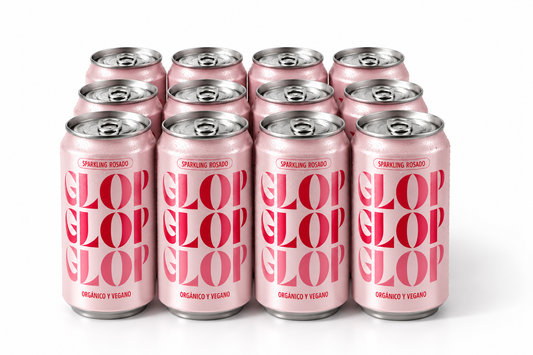 Pack 12 Latas Vino Espumoso Rosado Eco Vegano Lata 200ml_0
