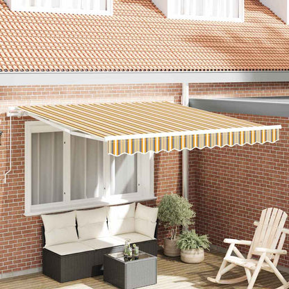 Toldo Retráctil Multicolor 350 X 250 Cm Poliéster Y Aluminio_1