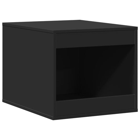 Vidaxl Mueble Arenero Para Gatos Madera Ingeniería Negro 47x59x42 Cm_0
