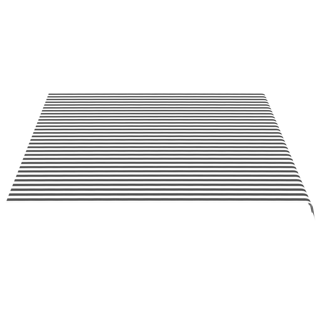 Tela De Repuesto Para Toldo Gris Antracita Y Blanco 4,5x3,5 M_3