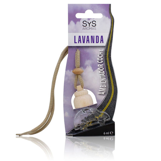 Ambientador Coche Little Car Lavanda Sys Aromas 6 Ml | Aroma Floral Relajante | Frescor Duradero | Formato Compacto_0