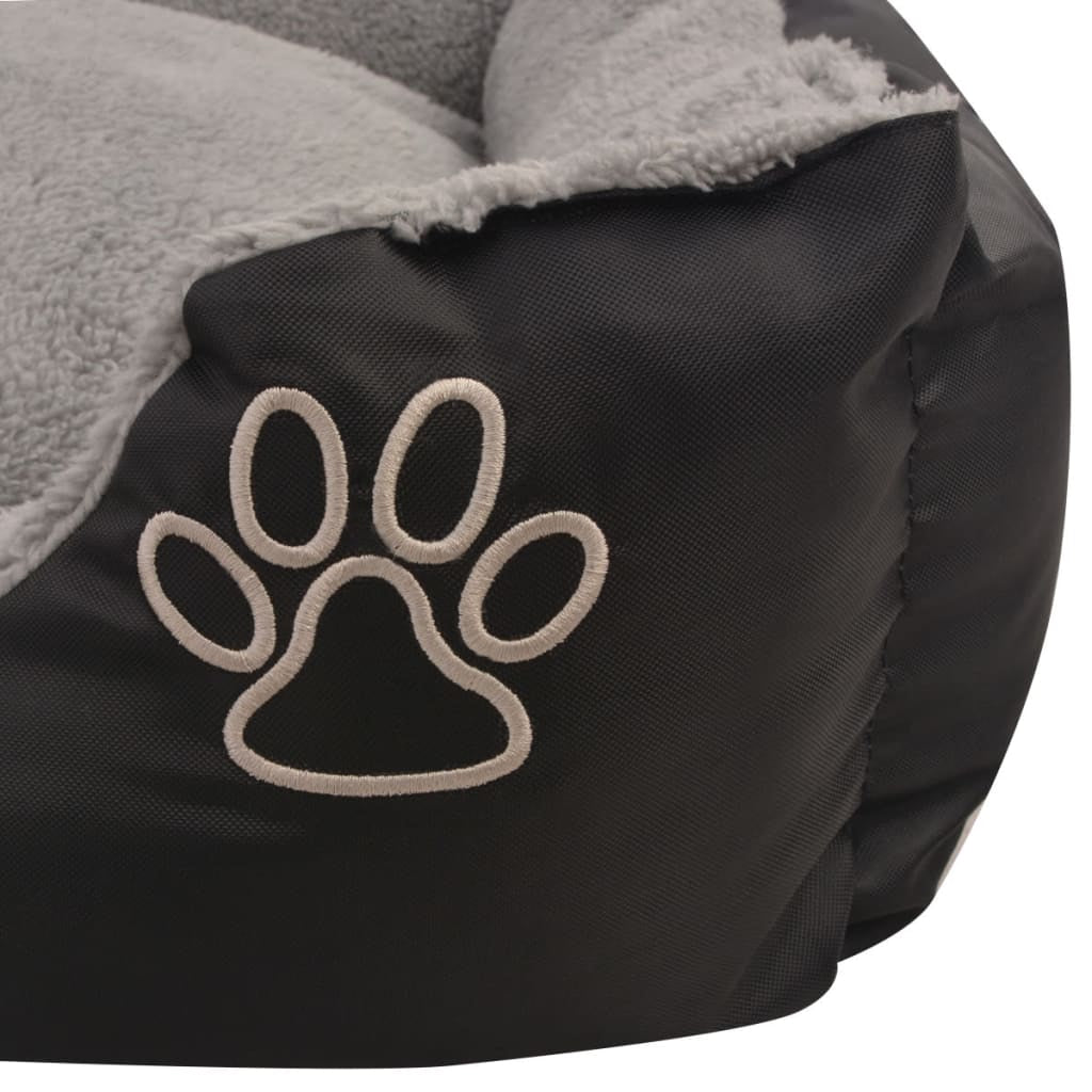 Vidaxl Cama Para Perros Con Cojín Acolchado Talla Xxl Negro_3
